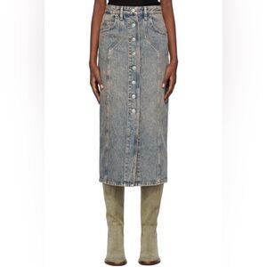 New Isabel Marant Etoile / Vandy Denim Skirt sz8